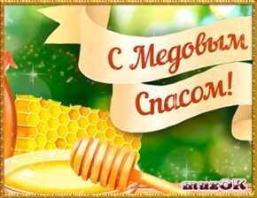 Поздравляю с Медовым спасом. Видео поздравление.