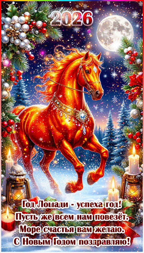 Год Лошади - успеха год. Музыкальная картинка.